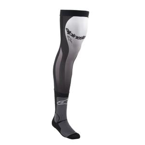 Chaussettes Alpinestars Knee Brace Noir et Blanc