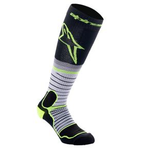 Chaussettes Alpinestars MX PRO noir-jaune fluo-gris