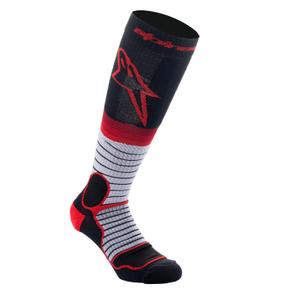 Chaussettes Alpinestars MX PRO noir-rouge-gris