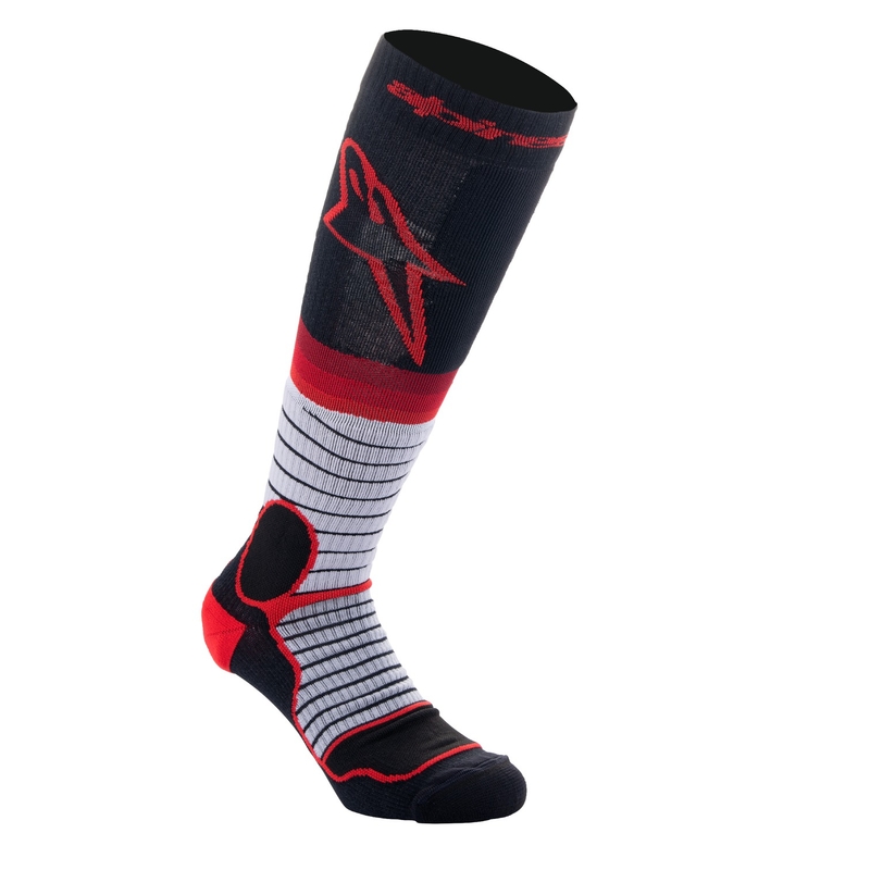Chaussettes Alpinestars MX PRO noir-rouge-gris