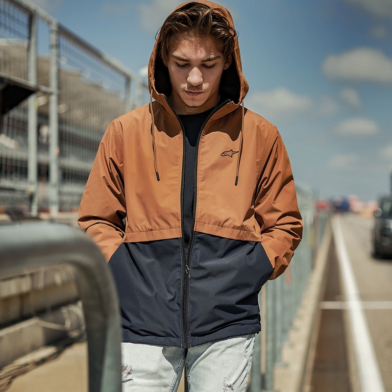 Alpinestars Avid Wind Jacket marron-bleu foncé
