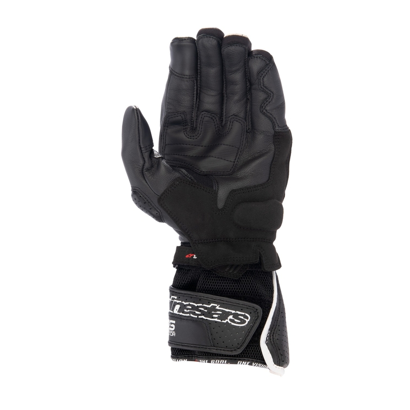 Gants moto Alpinestars SP-8 Air blanc-noir-rouge