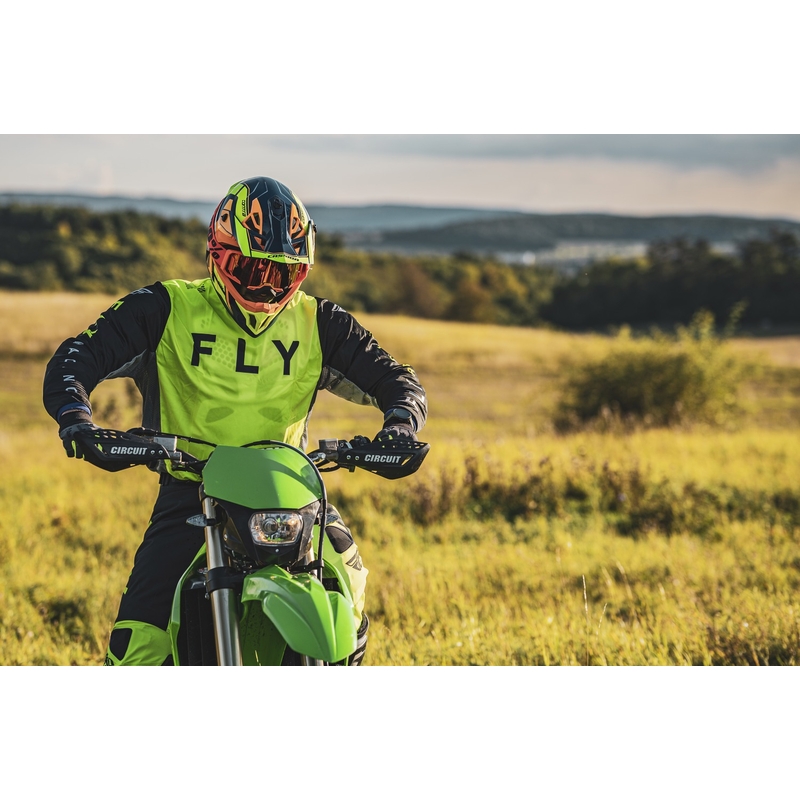 Casque de motocross Cassida Cross Pro 2 Contra fluo jaune-orange-bleu