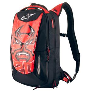 Sac à dos Alpinestars City Hunter FQ20 2024 noir-rouge-blanc