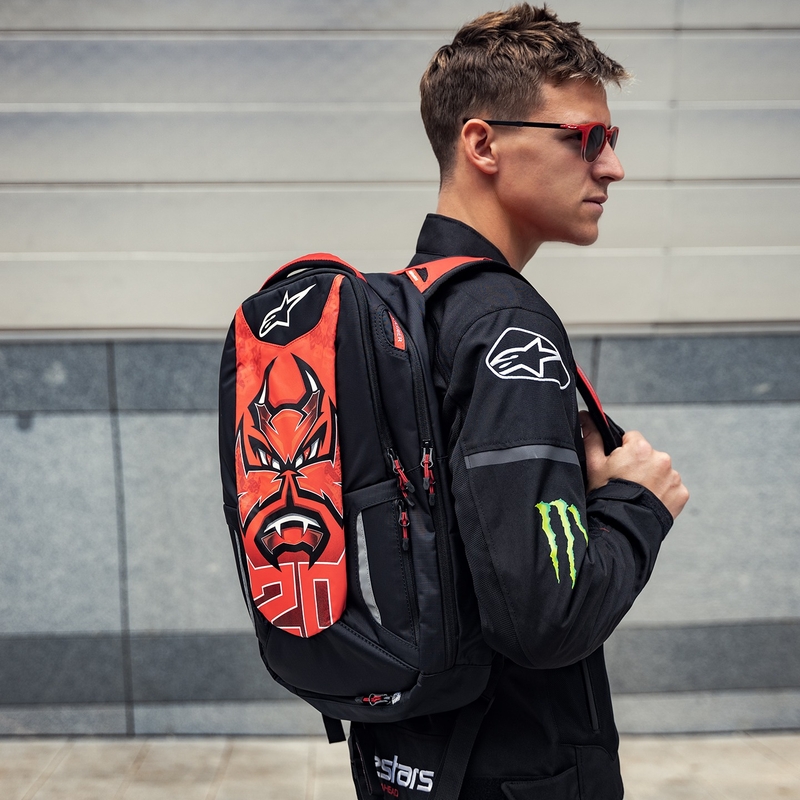 Sac à dos Alpinestars City Hunter FQ20 2024 noir-rouge-blanc