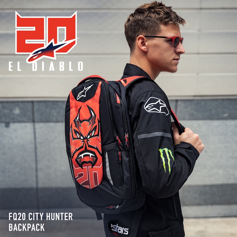 Sac à dos Alpinestars City Hunter FQ20 2024 noir-rouge-blanc