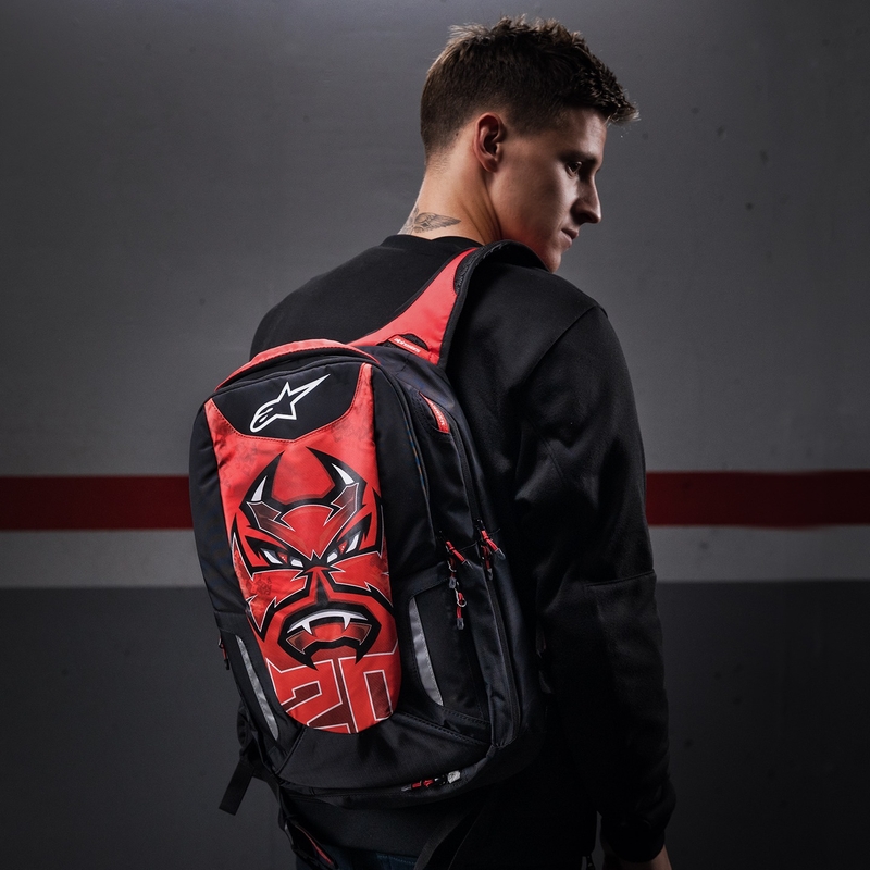 Sac à dos Alpinestars City Hunter FQ20 2024 noir-rouge-blanc