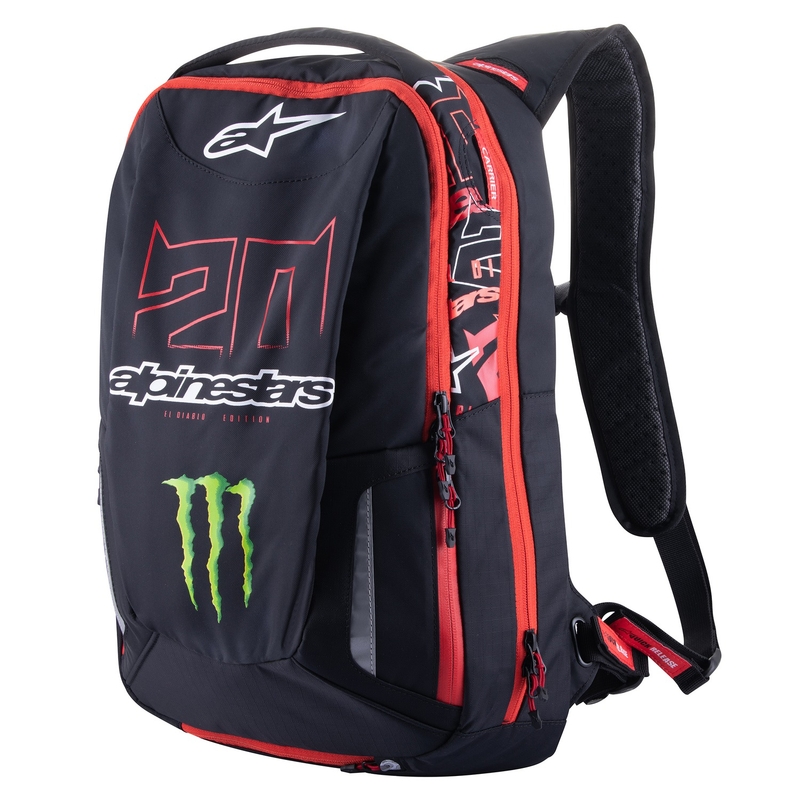 Sac à dos Alpinestars City Hunter Monster FQ20 noir-rouge-blanc-vert