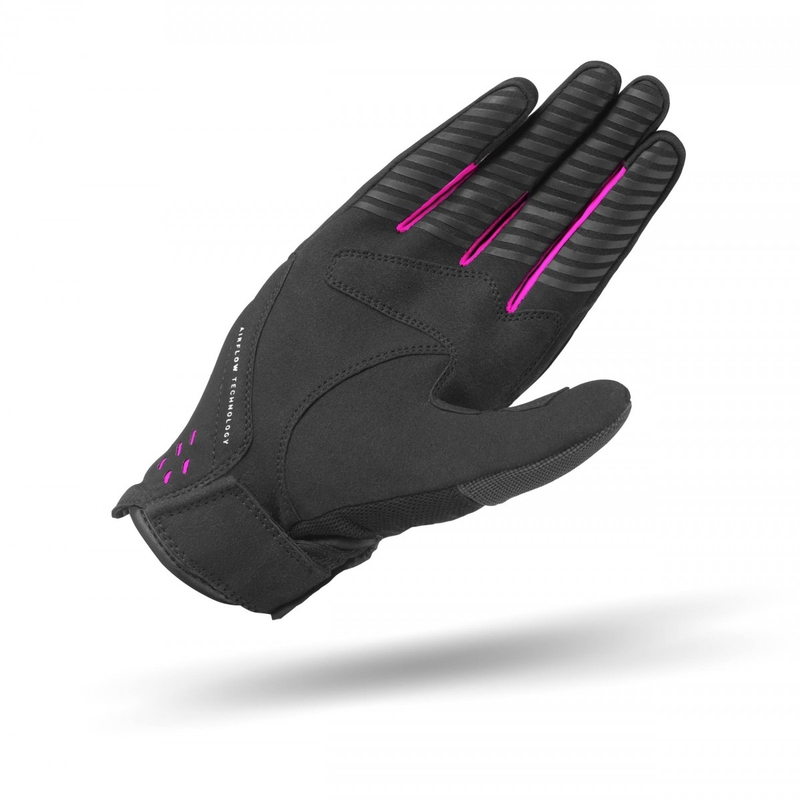 Gants moto femme Shima One EVO noir et rose