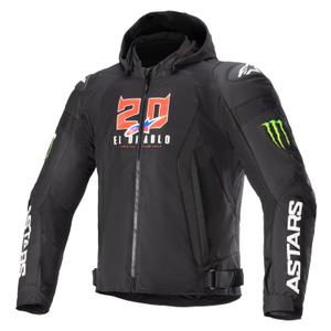 Veste moto Alpinestars Zaca Air Monster FQ20 Noir-Rouge-Bleu-Blanc-Vert