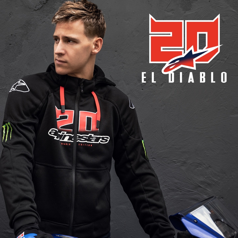 Alpinestars Veste moto Chrome Ignition Monster FQ20 Noir-Rouge-Blanc-Vert