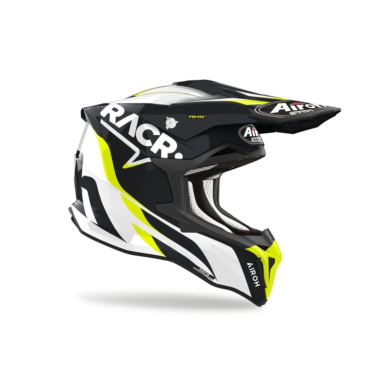 Casque motocross Airoh Strycker Racr 2024 glossy soldes