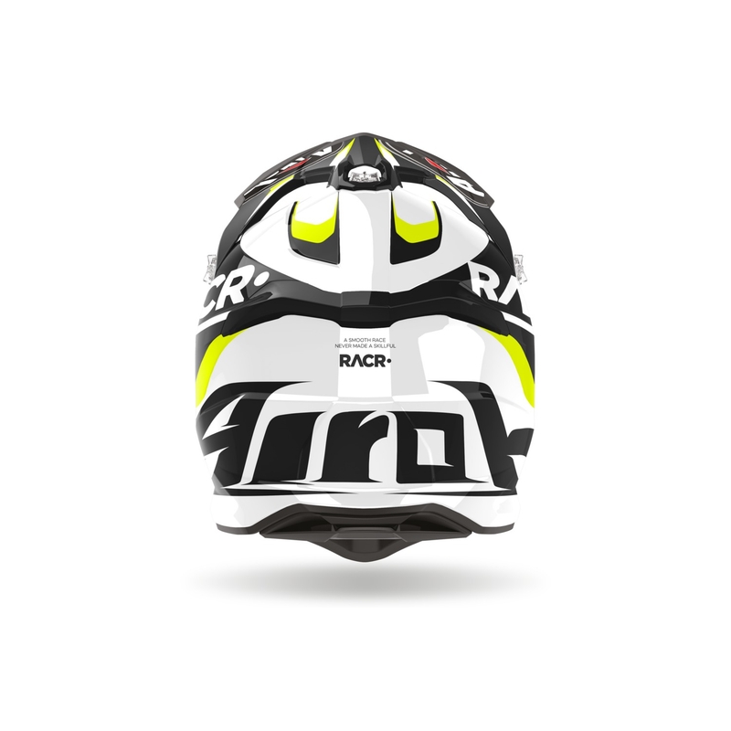 Casque motocross Airoh Strycker Racr 2024 glossy soldes