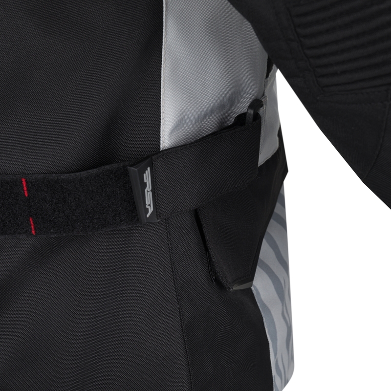 Blouson moto RSA Dakar 2 noir-gris-rouge