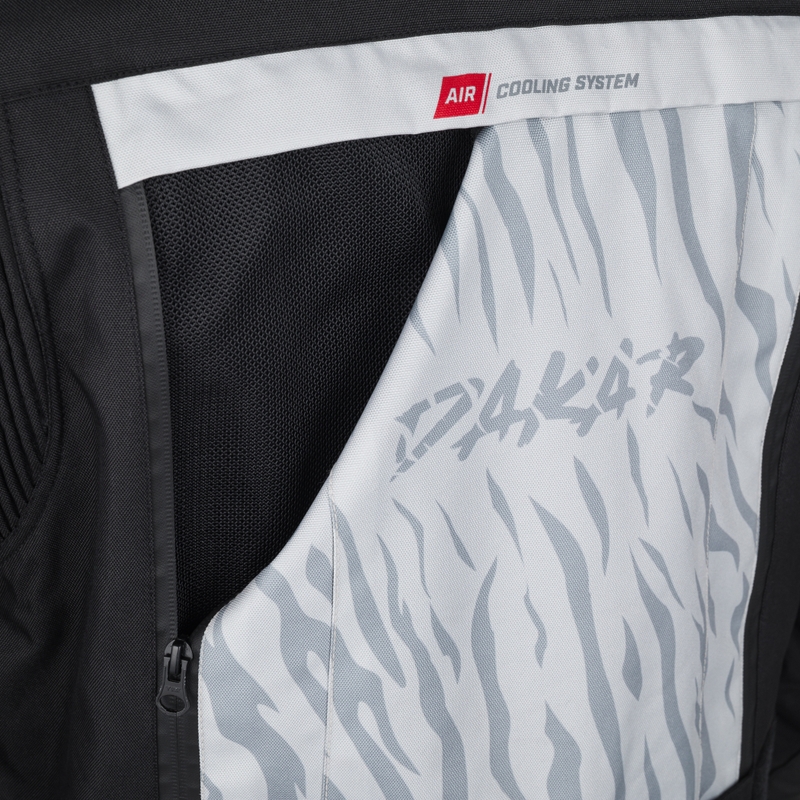 Blouson moto RSA Dakar 2 noir-gris-rouge