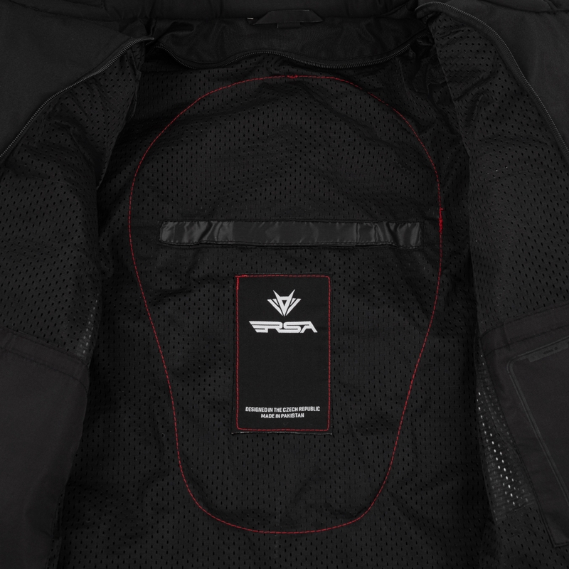 Blouson moto RSA Dakar 2 sable-noir-rouge