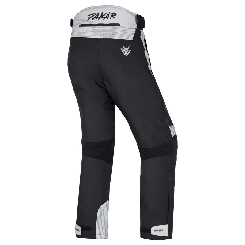 Pantalon moto RSA Dakar 2 noir-gris