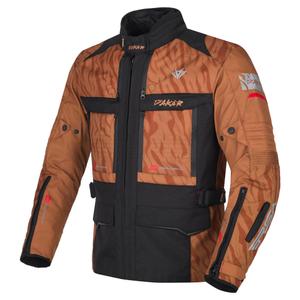 Blouson moto RSA Dakar 2 sable-noir-rouge