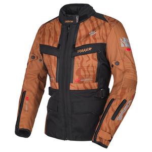 Blouson moto femme RSA Dakar 2 sable-noir-rouge
