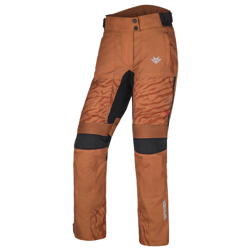 Pantalon de moto RSA Dakar 2 noir et sable pour femme