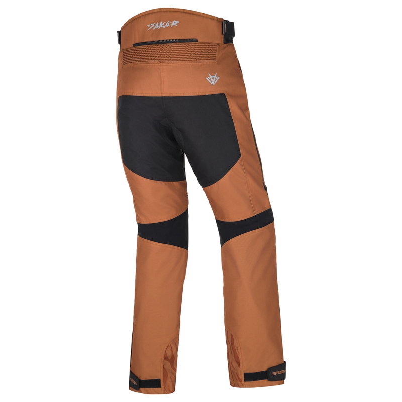 Pantalon de moto RSA Dakar 2 noir et sable pour femme