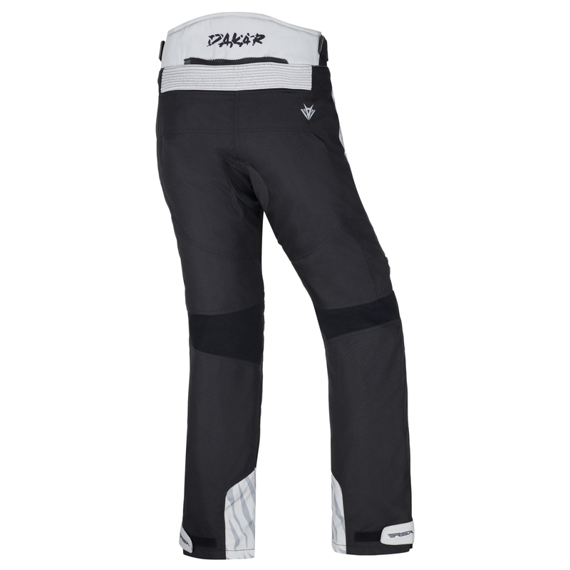 Pantalon moto femme RSA Dakar 2 noir-gris