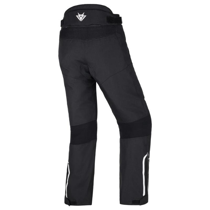 Pantalon de moto RSA Wasp noir et blanc