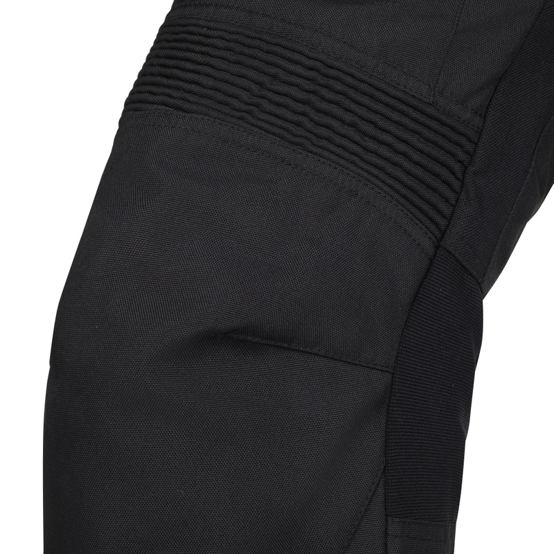 Pantalon de moto RSA Wasp noir-blanc-jaune fluo pour femme