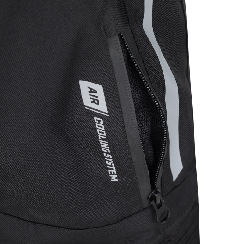 Pantalon de moto RSA Wasp noir et blanc pour femmes