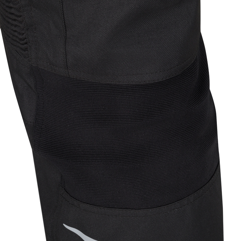 Pantalon de moto RSA Wasp noir-jaune fluo-blanc pour femme