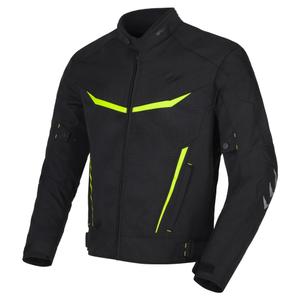 Veste de moto RSA Runway noir-jaune fluo