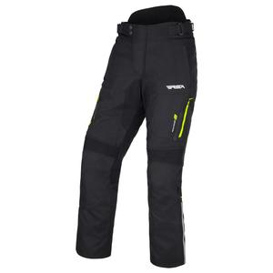 RSA Pantalon de moto Wasp noir-blanc-jaune fluo