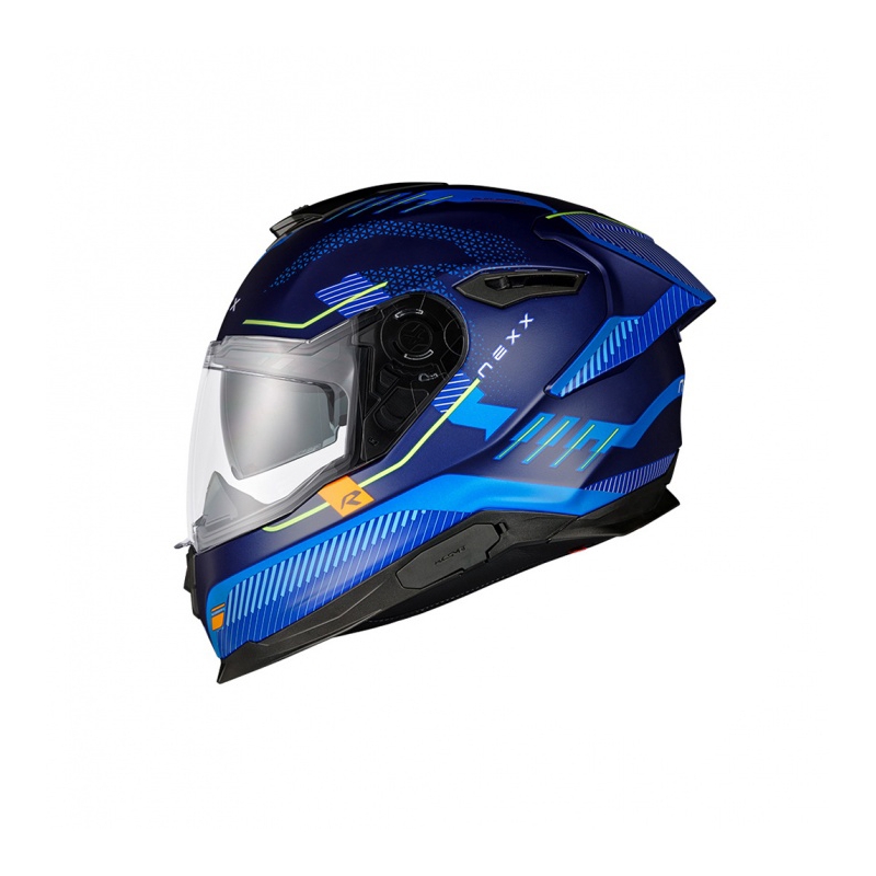 Casque moto intégral Nexx Y.100R Baron bleu soldes