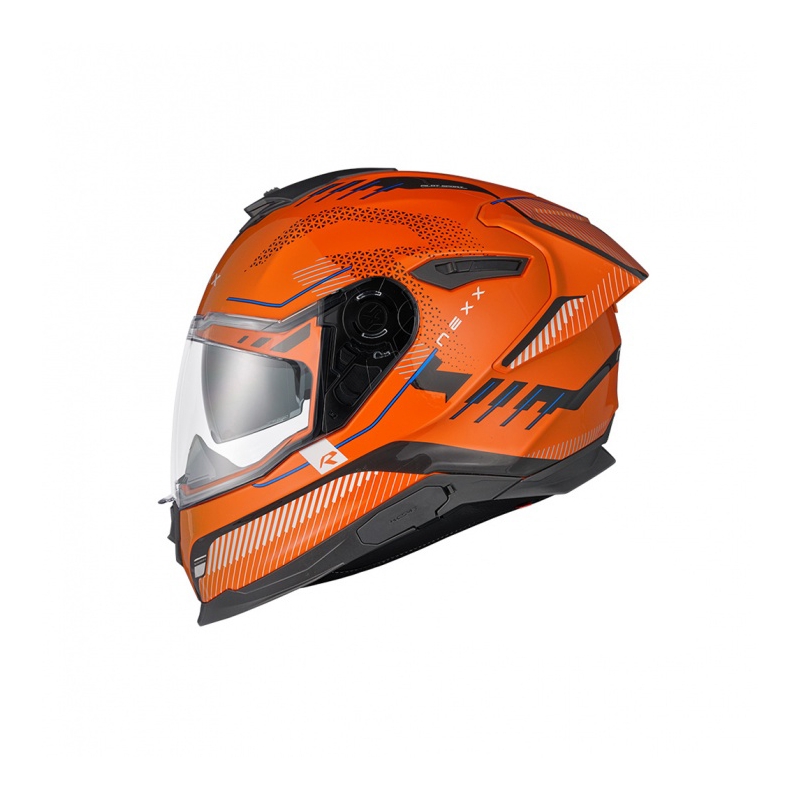 Casque moto intégral Nexx Y.100R Baron orange soldes