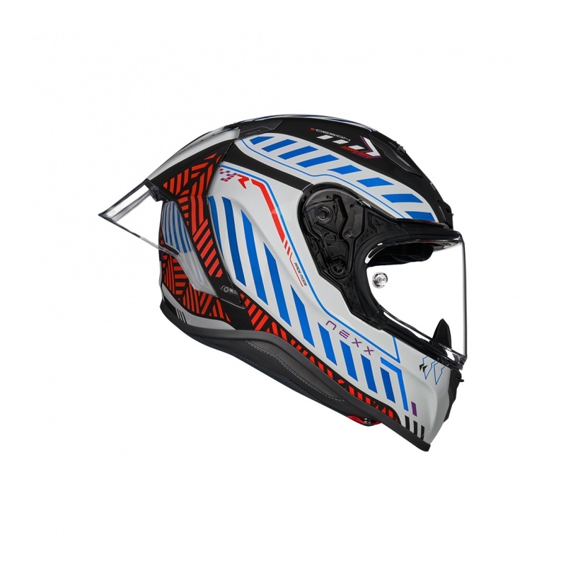 Casque moto intégral Nexx NEXX X.R3R Out Brake noir et blanc soldes