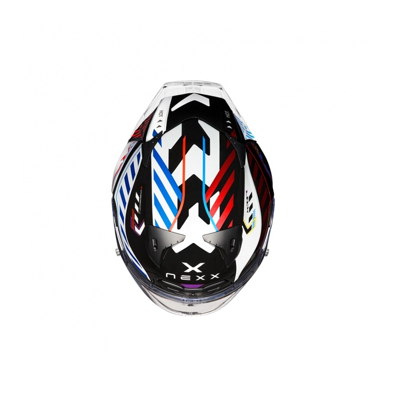 Casque moto intégral Nexx NEXX X.R3R Out Brake noir et blanc soldes