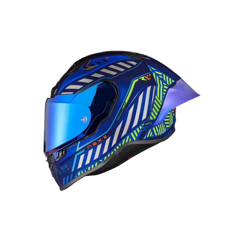 Casque moto intégral Nexx NEXX X.R3R Out Brake bleu soldes