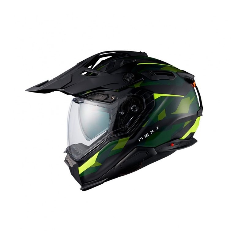 Casque d'enduro pour moto Nexx X.WED3 Trailmania vert fluo soldes