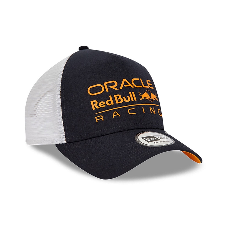Casquette Red Bull Racing F1 avec grand logo E Frame bleu foncé