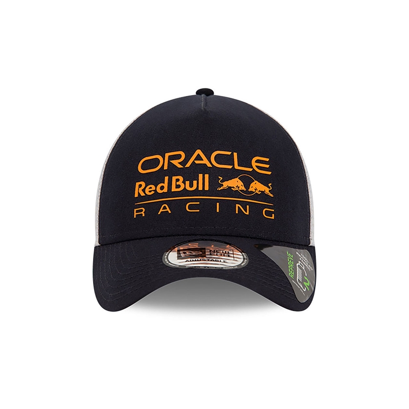 Casquette Red Bull Racing F1 avec grand logo E Frame bleu foncé