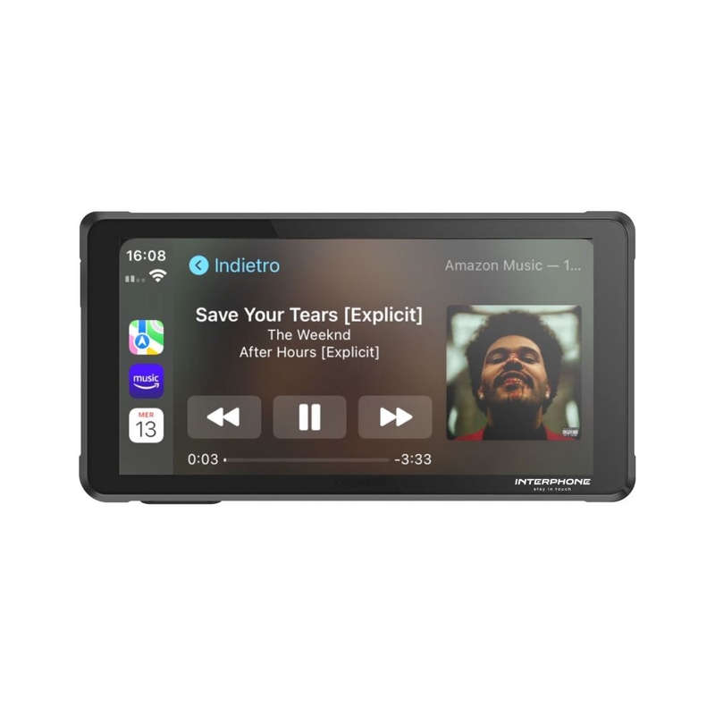 Interphone RIDESYNC Apple CarPlay et Android Auto Display pour motos