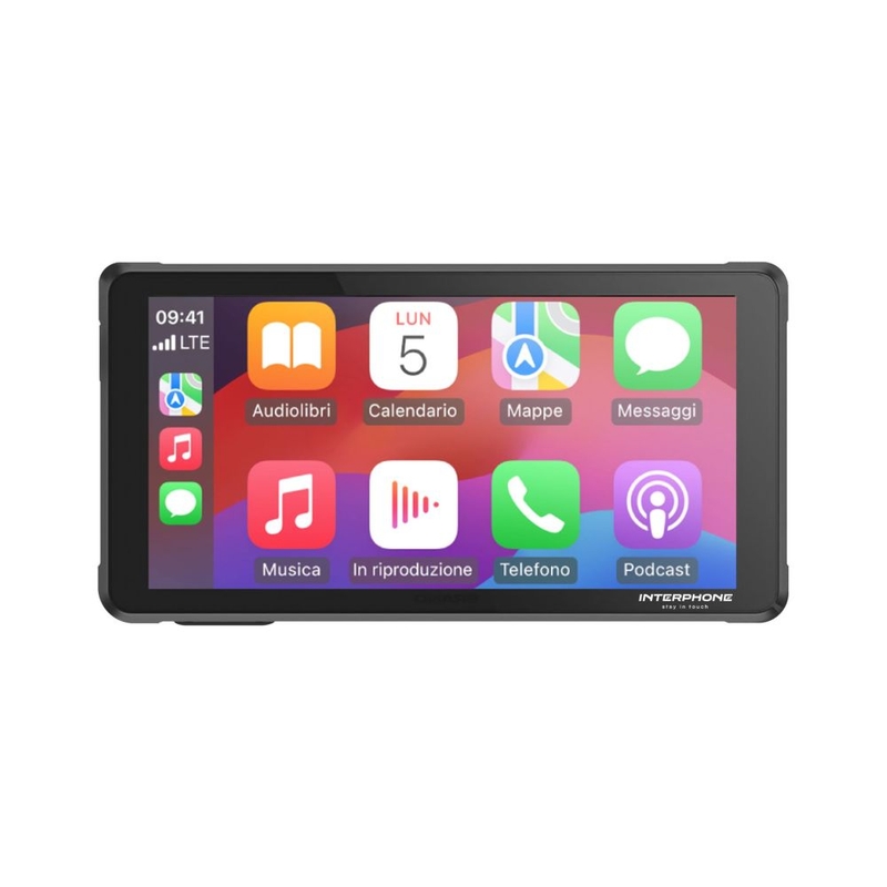 Interphone RIDESYNC Apple CarPlay et Android Auto Display pour motos