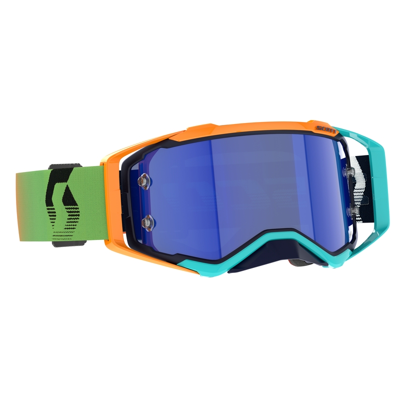 Lunettes de motocross Scott Prospect AMP bleu-orange-bleu