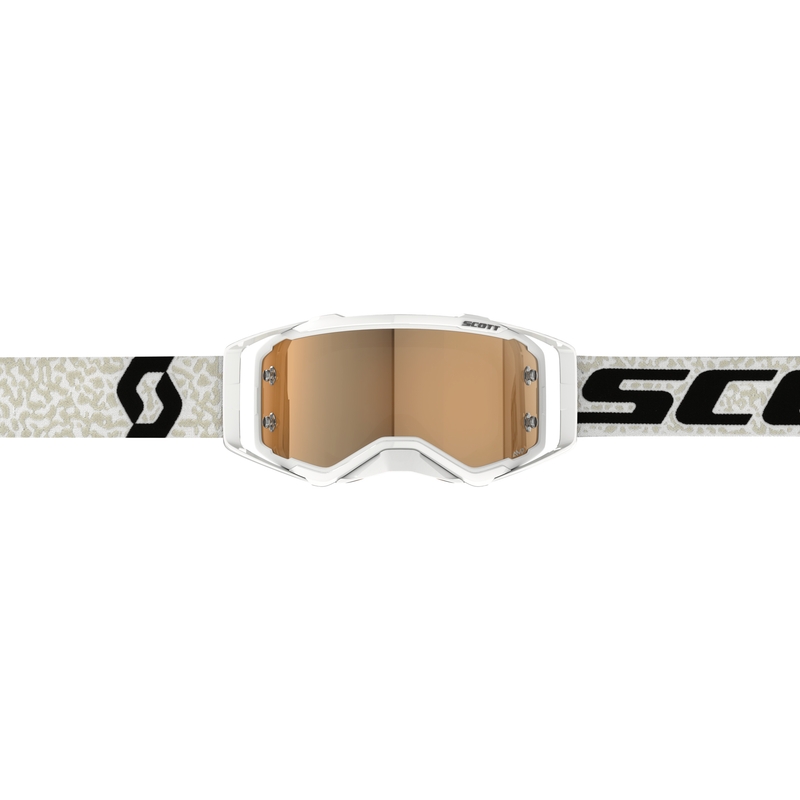 Lunettes de motocross Scott Prospect AMP blanc-noir-or