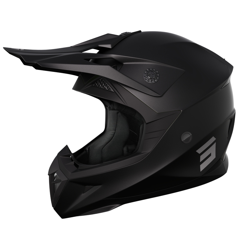 Casque motocross enfant Shot Pulse Kid 2.0 noir mat