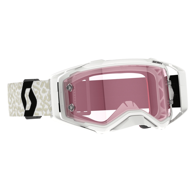 Lunettes de motocross Scott Prospect AMP blanc-noir-rose