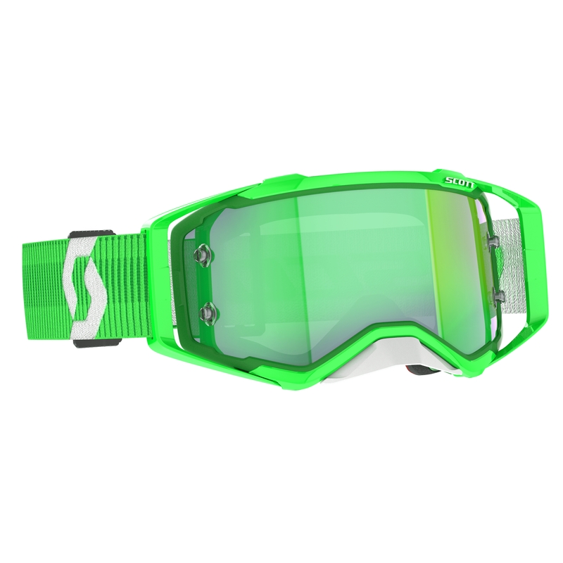 Lunettes de motocross Scott Prospect CH vert-blanc-vert