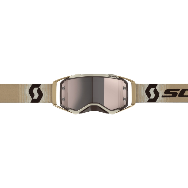 Lunettes de motocross Scott Prospect CH beige-brun-argenté