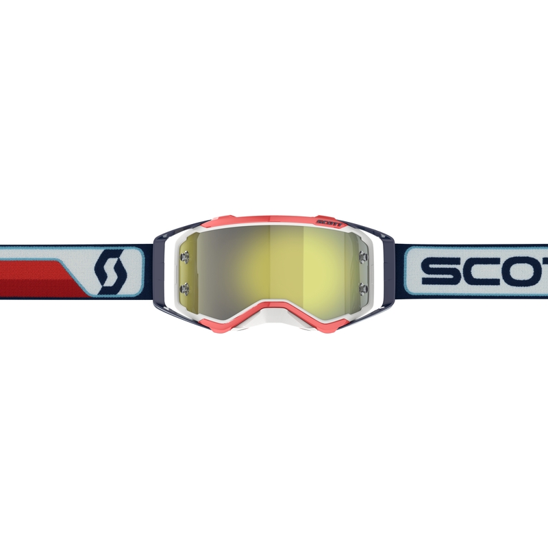 Lunettes de motocross Scott Prospect CH rouge-blanc-jaune