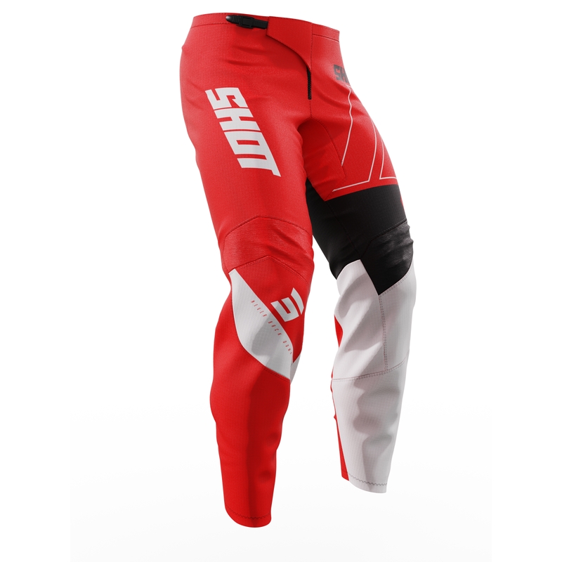 Pantalon Motocross Kids Shot Draw Rush Rouge soldes
